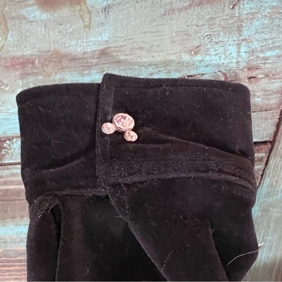 VINTAGE Disney The Disney  Catalog XXL Black Velour Button Up Shirt - Picture 9 of 11